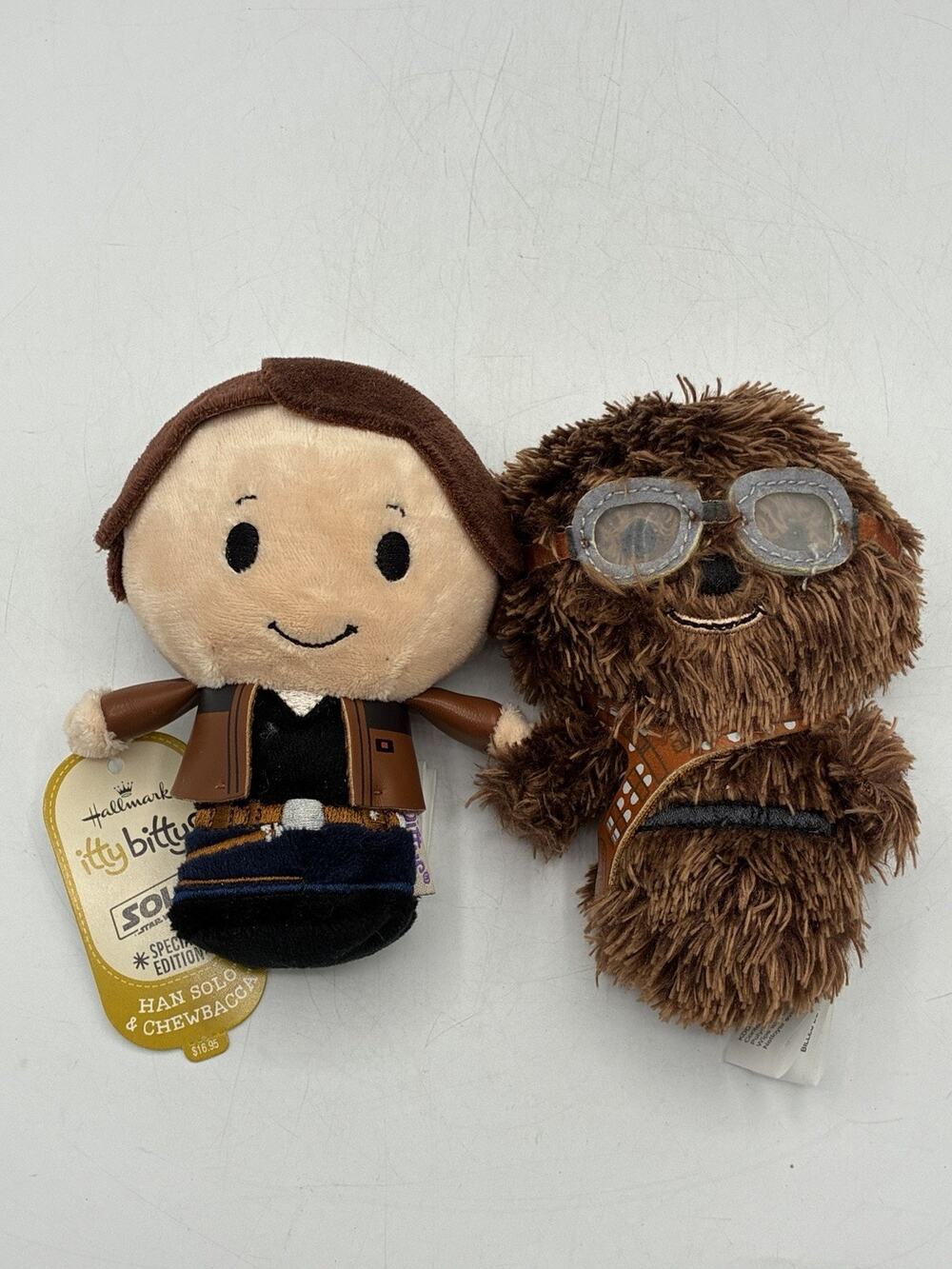 Hallmark Itty Bittys Han Solo Chewbacca Special Edition Solo Star Wars NWT